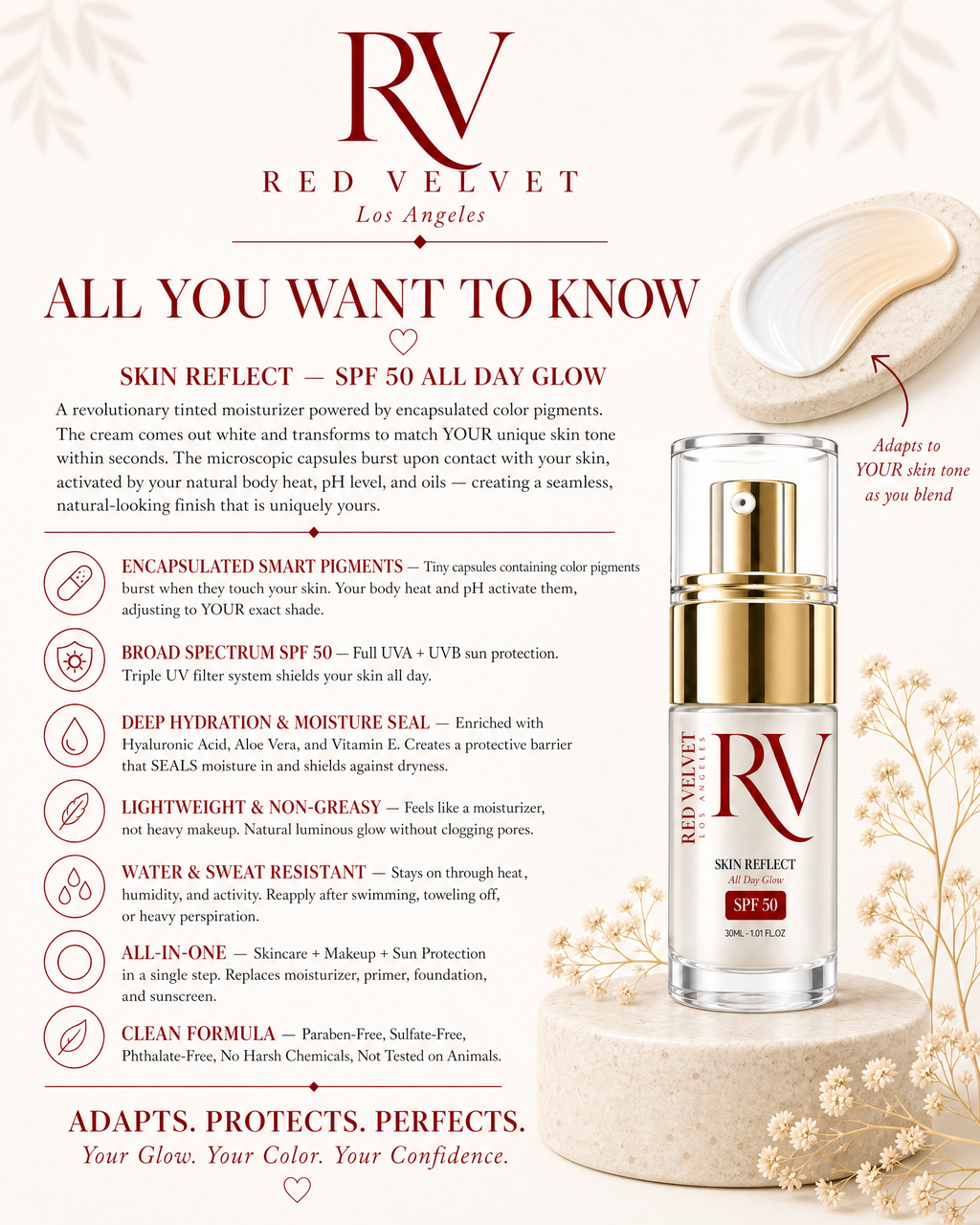Skin Reflect SPF 50 — All Day Glow